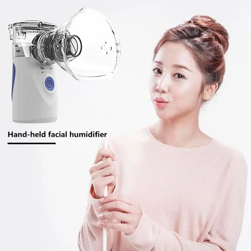 

Practical USB Charging Asthma Inhaler Fine Workmanship Long Service Life Medical Mini Handheld Automizer Children Adult Use