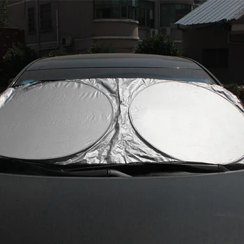 

Car Windshield Foldable Sun shade Auto Car Front Rear Window Foldable Visor Sunshade Windshield Cover Block Anti UV Reflector