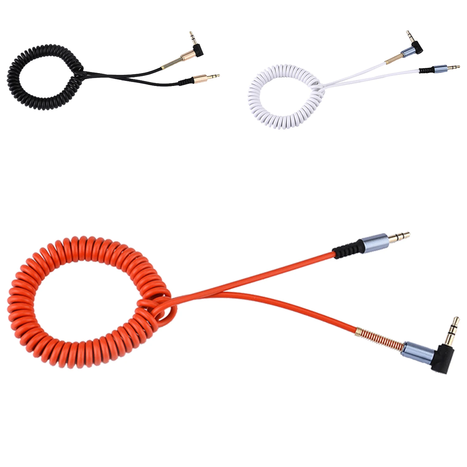 

3.5mm o Aux Cable Jack 3.5 Jack Gold plated 90 degree Angle o Cable 3.5mm Male to Male for Car for iphone