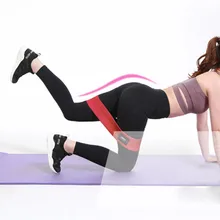 Женский латексный нескользящий растягивающийся ремень для йоги, сопротивления бедра, мульти-цвета, пояс для упражнений, тренажерного зала, фитнеса, пояса для йоги