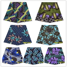 Высокое качество Чистый хлопок африканская восковая ткань для женщин вечернее платье DIY швейный материал Анкара голландская настоящая восковая Ткань 6 ярдов