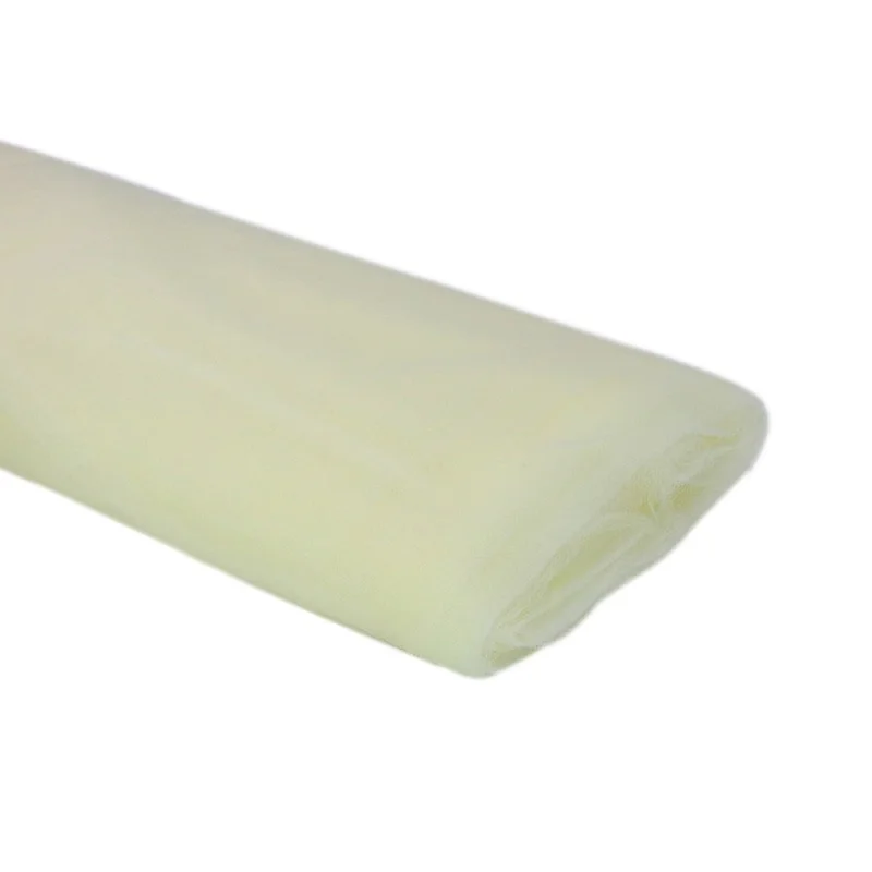 ivory Белый 5" x120 футов(40 ярдов) тюль болт свадебное украшение болт Pew ремесло пользу ткань свадебные пользу вечерние банкет подарок декор - Цвет: ivory