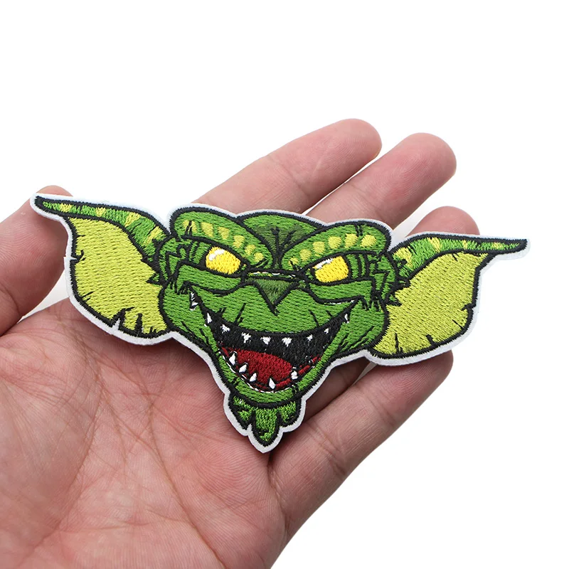 

Gremlins Cartoon Sticker for Clothing Applications Patches on Clothes Iron Embroidered Patch for Backpack Handbag Badge