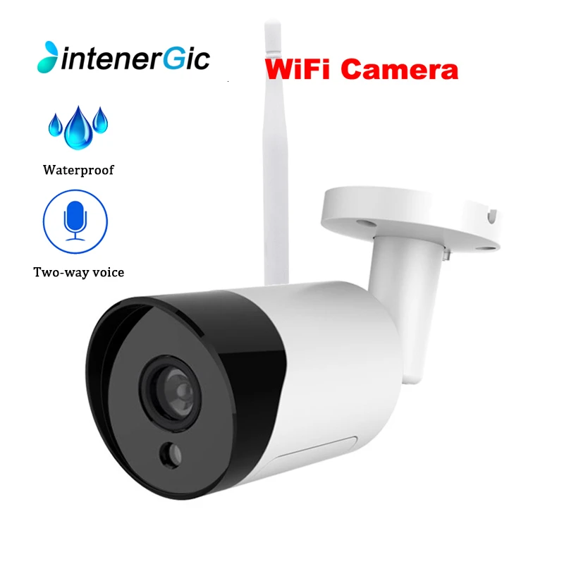 

IntenerGic IP WiFi Camera Waterproof 1080P Wireless Camera IP Outdoor with Audio Security Camera Night Vision CamHi ONVIF