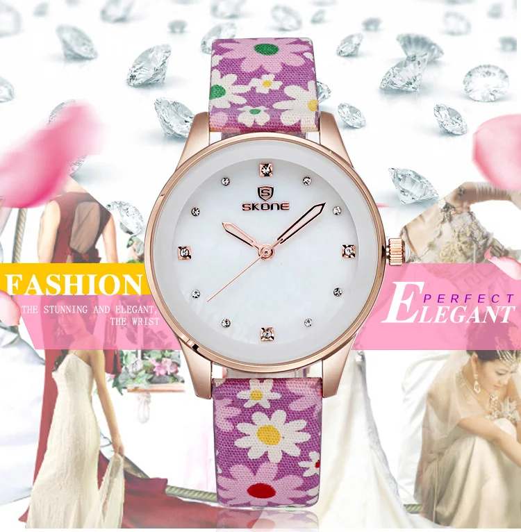 

2020New Fashion Leisure Diamond RoseGold Watch Ladies Simple Wristband Suitable for Ladies Sports Quartz Watch Relogio Feminino