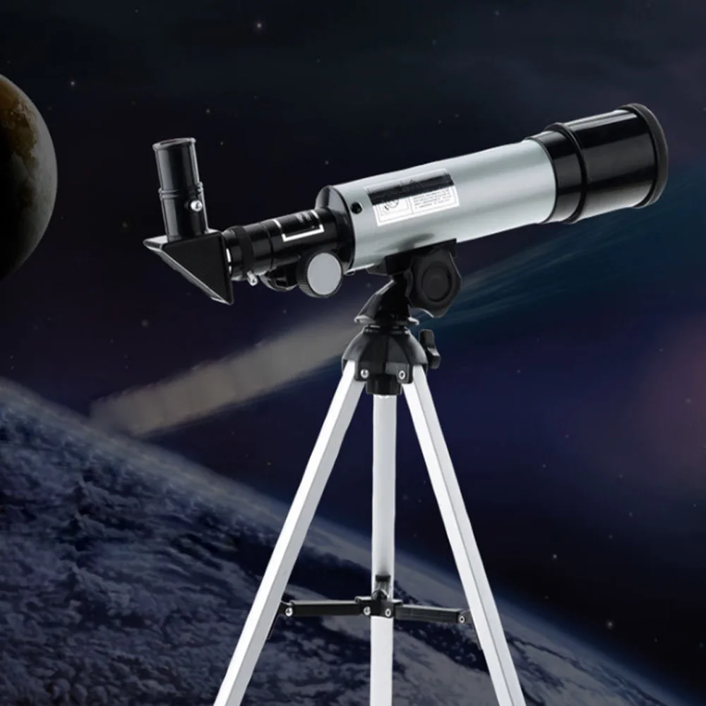 Монокулярный космический астрономический рефрактор телескоп со штативом sky оптический монокль spyglass для просмотра Луны звезд туризма