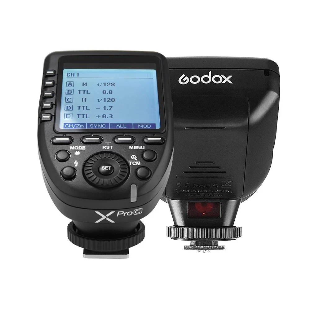 Godox XproC E TTL II Flash Trigger Transmitter 2 4G Wireless X System 32 Channels 16
