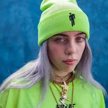 Шапки с вышивкой Billie Eilish для девочек и мальчиков, Повседневная вязаная теплая зимняя женская шапка, Мужская однотонная Кепка в стиле хип-хоп