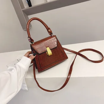 

Textured women's bag 2019 new Korean version of the trendy luxury wild fashion shoulder Messenger bag tide handbag