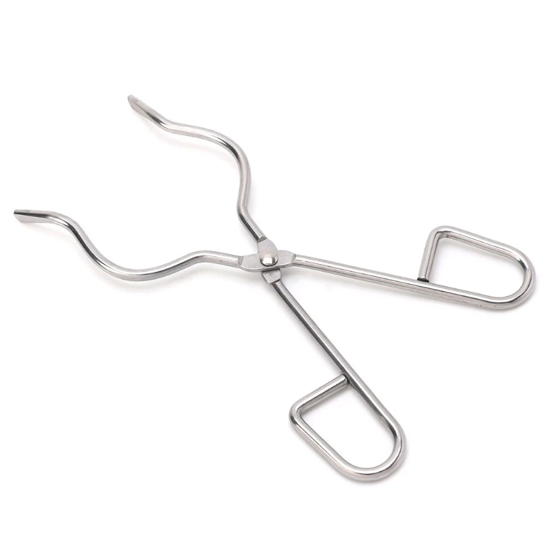 B Professional Grade Stainless Steel Crucible Tongs Graphite Melting Plier Holder - Цвет: B