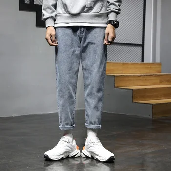 

Fa5705 2019 new autumn winter men fashion casual Denim Pants mens clothes ropa de hombre