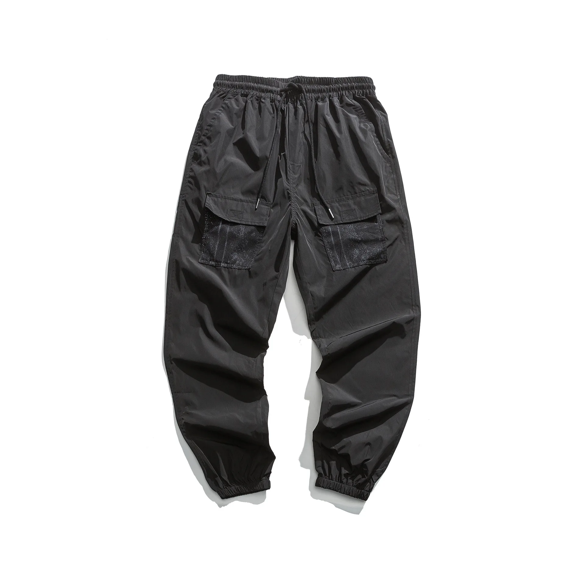 

Wu Navigation Pants Men's 2020 New Style Trend Beam Leg Thin Casual Trousers Loose-Fit Versatile Couples Sports Workwear Men's