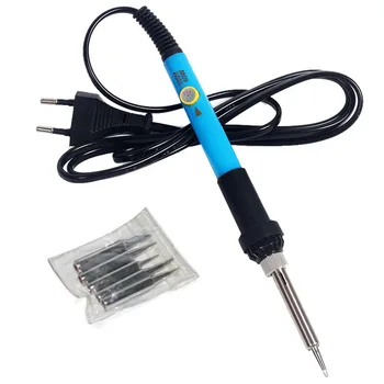 

5 In 1 220V 60W Adjustable Temperature Electric Soldering Iron Internal Heating Solder Station Repair Tool With 5 Tip