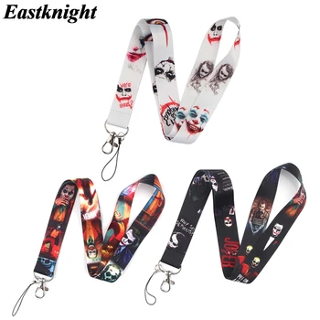 

K2079 Wholesale 20pcs/lot Joker 2019 Lanyard Key Ring Holder Cartoon Neck Straps Key Chain Phone Hanging Rope Lariat Lanyards