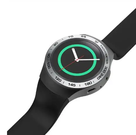Чехол для умных часов для samsung gear S2 SM-R720 кольцо с ободком аксессуары для умных часов клейкая крышка против царапин из нержавеющей стали - Цвет: DSilver