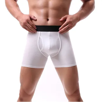 

Sexy Men Underwear Cotton Boxer Shorts Intimate Panties Solid U Convex Pouch Underpants Cueca Calzoncillo Ropa Large Size L-5XL