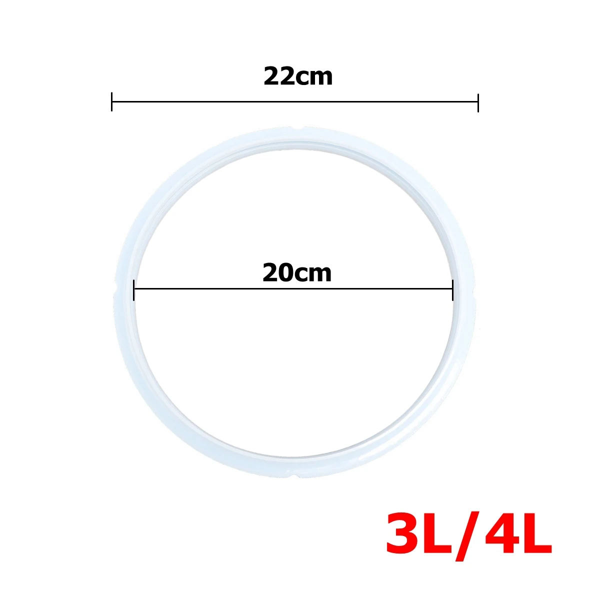 Уплотнительное кольцо 2.8L 3/4L 5/6L 8L силиконовая уплотнительная плита для кухни и усилителя; Обеденный Инструмент электрический чайник для сада - Цвет: 3L 4L
