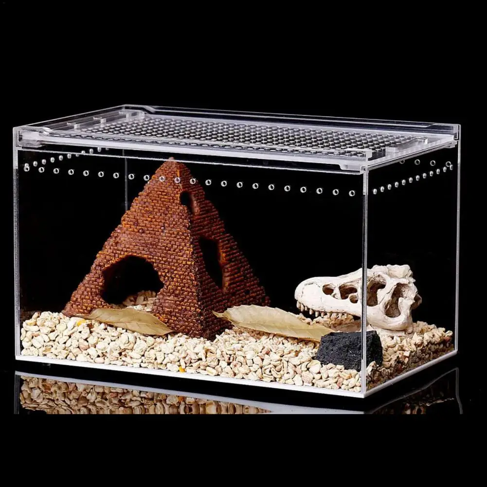 Title 10, Transparent Reptile Breeding Box Acrylic Slidin...