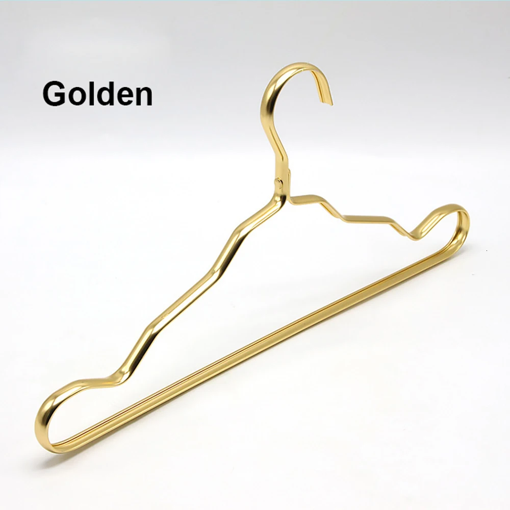 Бытовая вешалка для одежды для взрослых, не ржавеет, сверхмощный, розовое золото, металлическая вешалка органайзер для шкафа Colgador De Ropa - Цвет: Gold