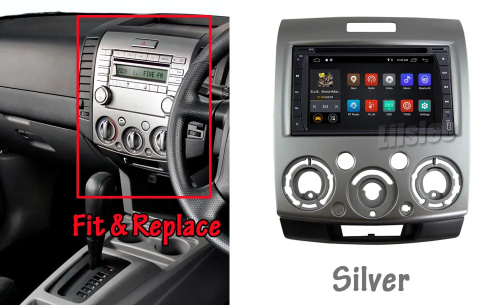 Android 10.0 For Ford Ranger for mazda bt-50 2007~2012-A