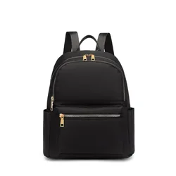 YFZ Large Capacity 3 Layer Female Backpack Anti-theft Pocket Rucksack Women Black Water-repellent Fabric Back Pack Travel