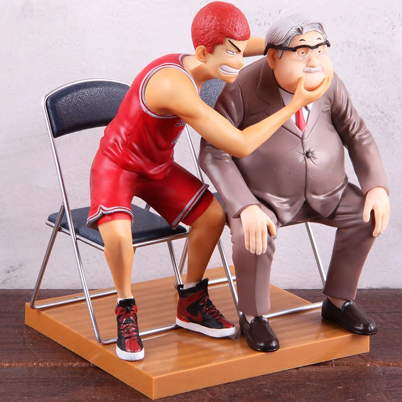 Slam Dunk Hanamichi Sakuragi Shohoku Anzai Sensei фигурка аниме Slamdunk ПВХ Коллекционная модель игрушки украшения куклы