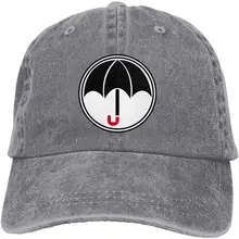 Модная Повседневная Регулируемая ковбойская бейсболка с зонтиком для мужчин и женщин черного цвета