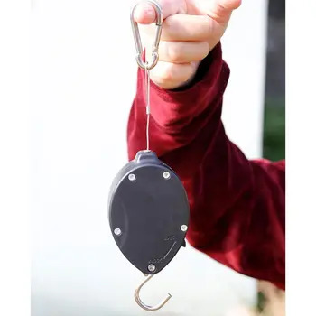 

Adjustable Telescopic Retractable Pulley Pull Down Hanger Hook for Potted Plants