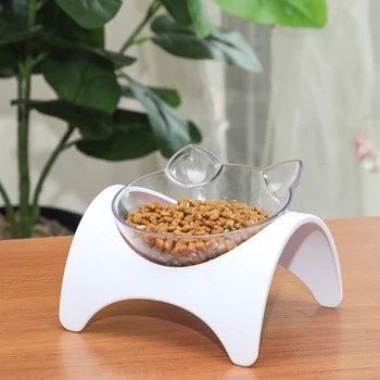 

New Cat Dog Double Pet Bowls Feeding and Drinking Bowls Food Water Feeder for Dog Puppy Cats Pets Supplies Feeding Dishes