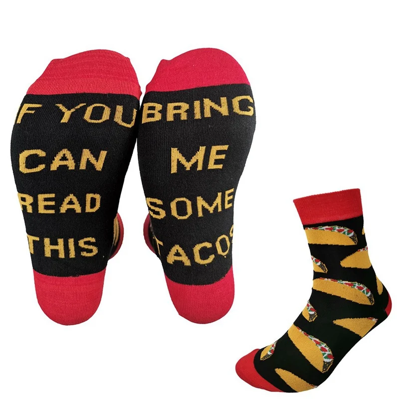 Зимние удобные носки, сохраняющие тепло, для мужчин и женщин, новинка, забавные Носки с рисунком