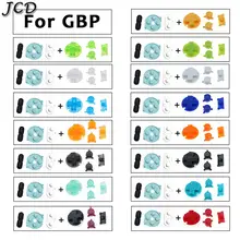 Jcd para nintendo gameboy bolso de borracha botões condutores a b botões teclados para gbp d almofadas power on fora botões