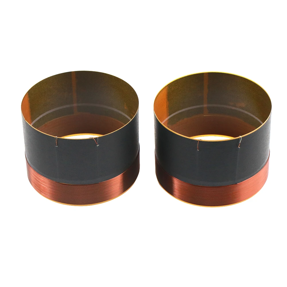75.5mm woofer voice coil glass fiber pure copper wire two layers 75.5mm stage speaker BASS voice coil accessories 2pc