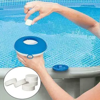 

50pcs Effervescent Disinfectant Chlorine Tablets Water Cleaning Spa Multifunction Sterilization Clarifier Swimming Pool Tub