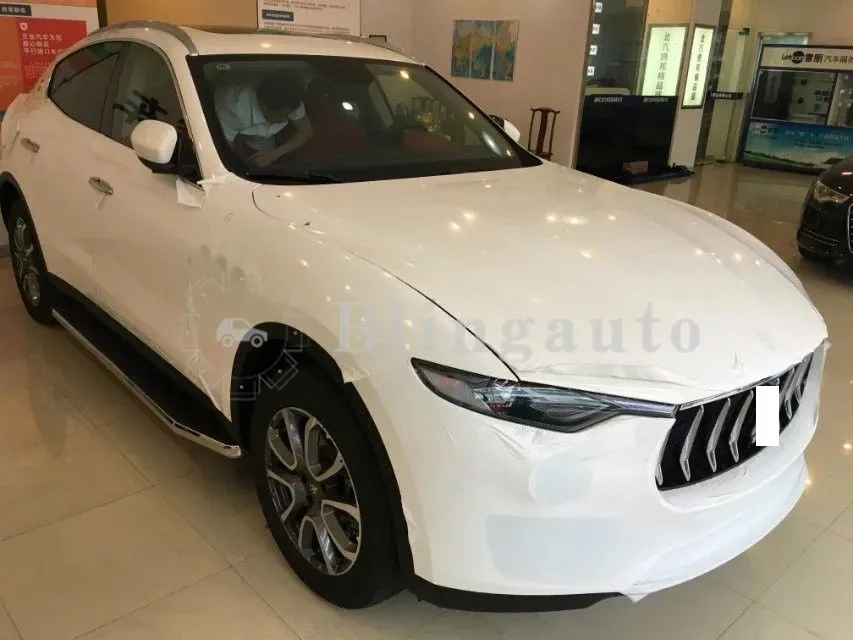 Боковая ступенька подходит для Maserati Levante- Беговая доска боковая планка боковые лестницы алюминиевый сплав педаль автомобиля