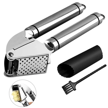 Stainless Steel Garlic Press Kit 1