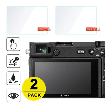 

2x Tempered Glass Screen Protector for Sony Alpha a6600 a6100 a9 a9ii Digital Camera