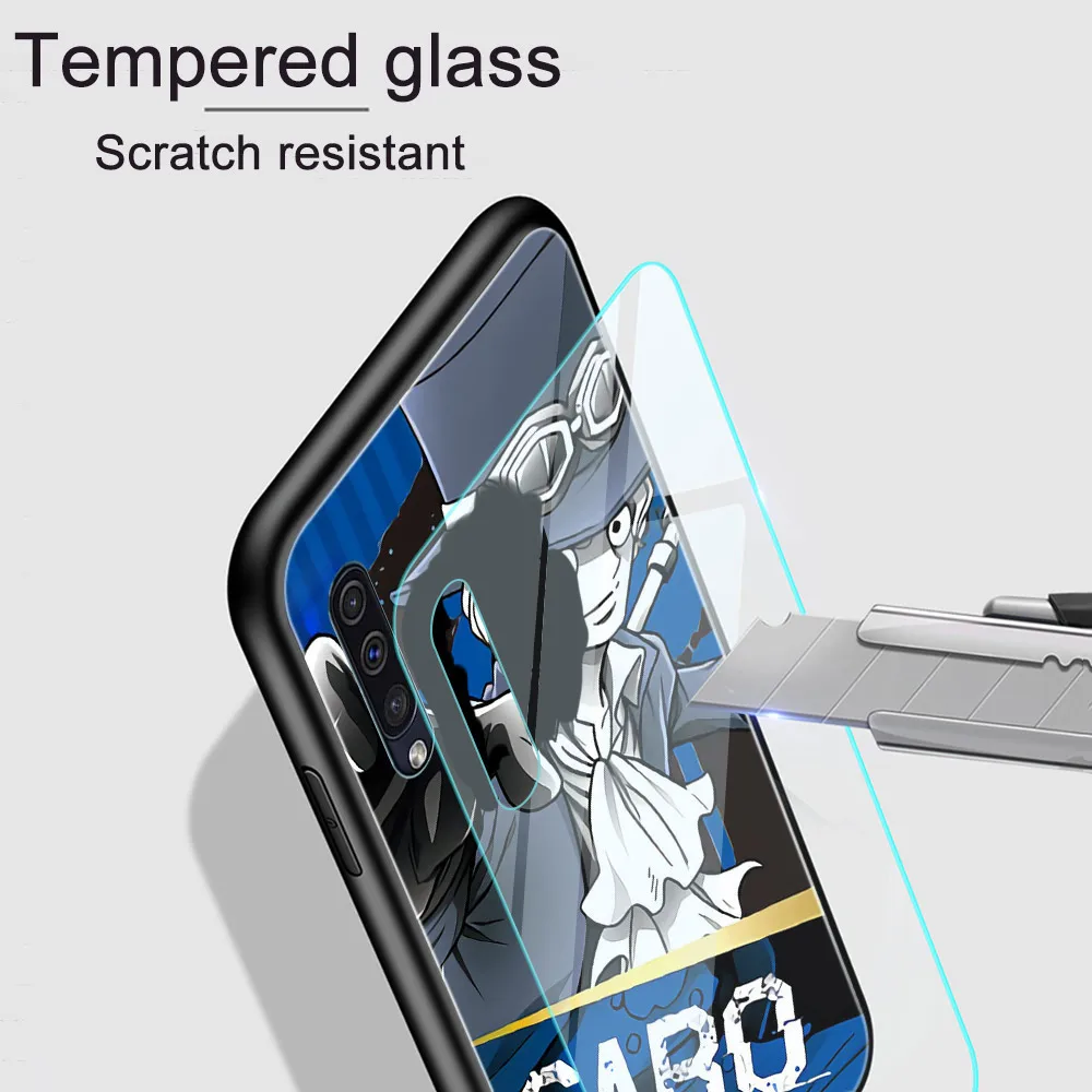 Цельный чехол для Samsung A50 A70 A20 A40 A51 A71 A20E S10 S20 S9 S8 S7 Edge Ultra Puls Note 10 9 8 Plus из закаленного