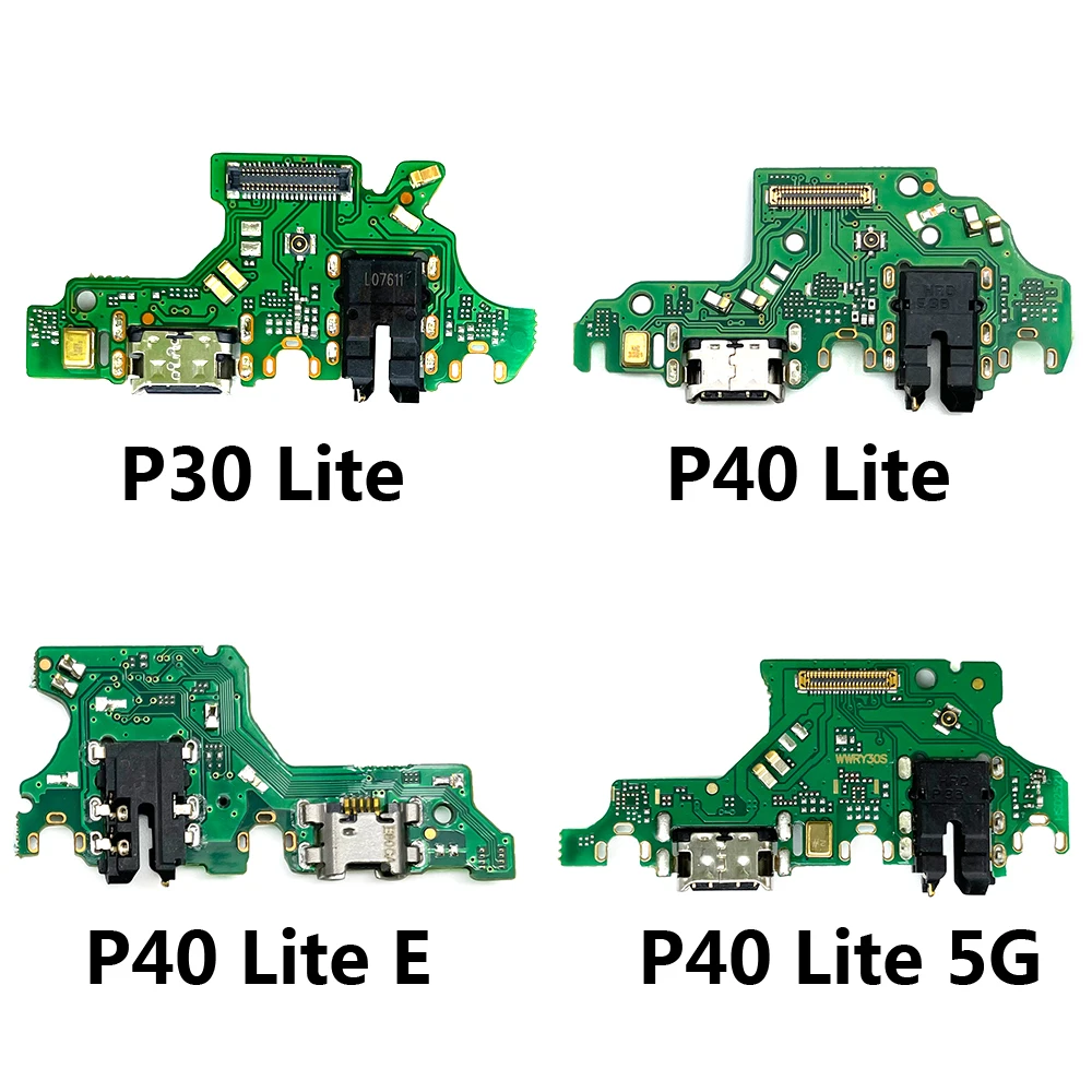 10PCS USB Charging Port Dock Connector Board Flex Cable With Microphone For Huawei P9 P30 P20 Pro P40 Lite 5G Plus | Мобильные