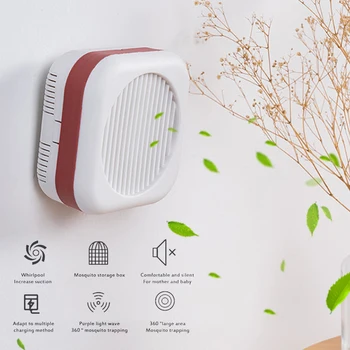 

2020 Mosquito lamp Photocatalyst USB suction type indoor and outdoor LED mute mosquito repellent lamp hot selling