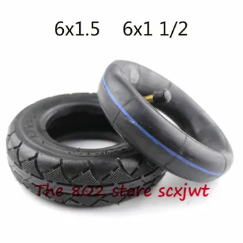 

Good quality 6X1.5 tires 6 Inch Tyre & Inner Tube Set for Electric Scooter Wheel Chair Truck 6*1 1/2