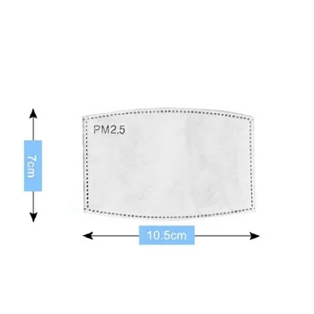 

20/30/50pcs PM2.5 Face Cover Filter Accessories Activated Carbon Breathing Filter Kid Filter PM2.5 Haze And Dust