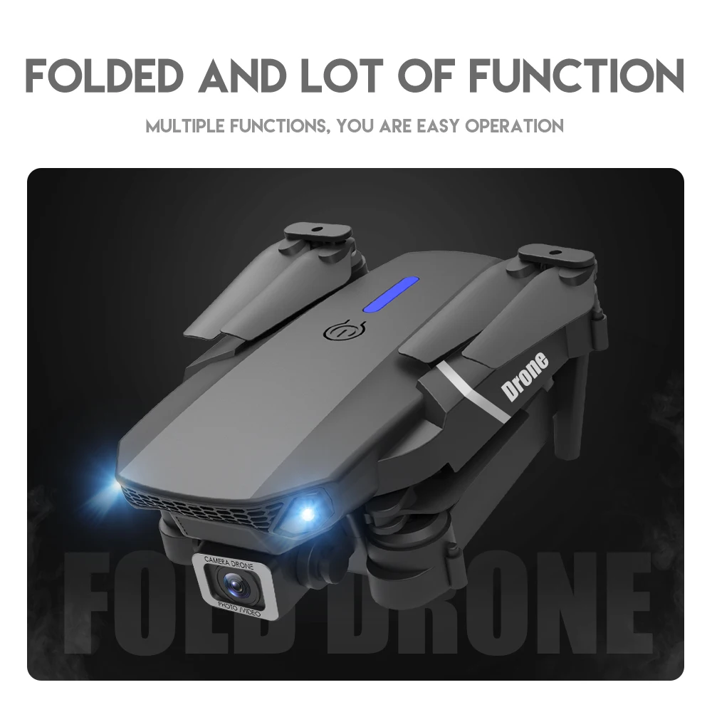 LS E525 мини Дрон 4k Профессиональный RC Квадрокоптер Складные Игрушки с камерой HD 4K