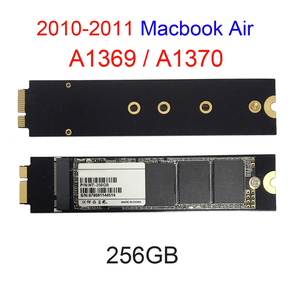 2010 2011 Macbook Air A1369 A1370 256GB SSD Solid State Disk MC503 MC504 MC505 MC506 MC965 MC966 MC