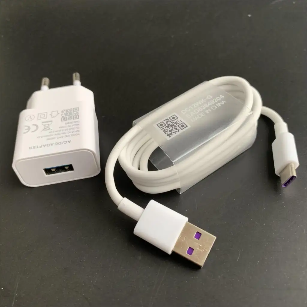 Fast Charger for Huawei Mate 20 Lite Pro honor 8C Y9 2019 Mate 30 PRO 5A  Type-C Usb Cable For P Smart 2019 Y7 Pro 2019 Nova4