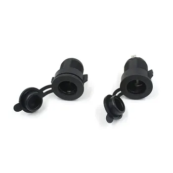 

car charger motorcycle waterproof plastic cigarette lighter socket GPS power socket car power supply seat X2