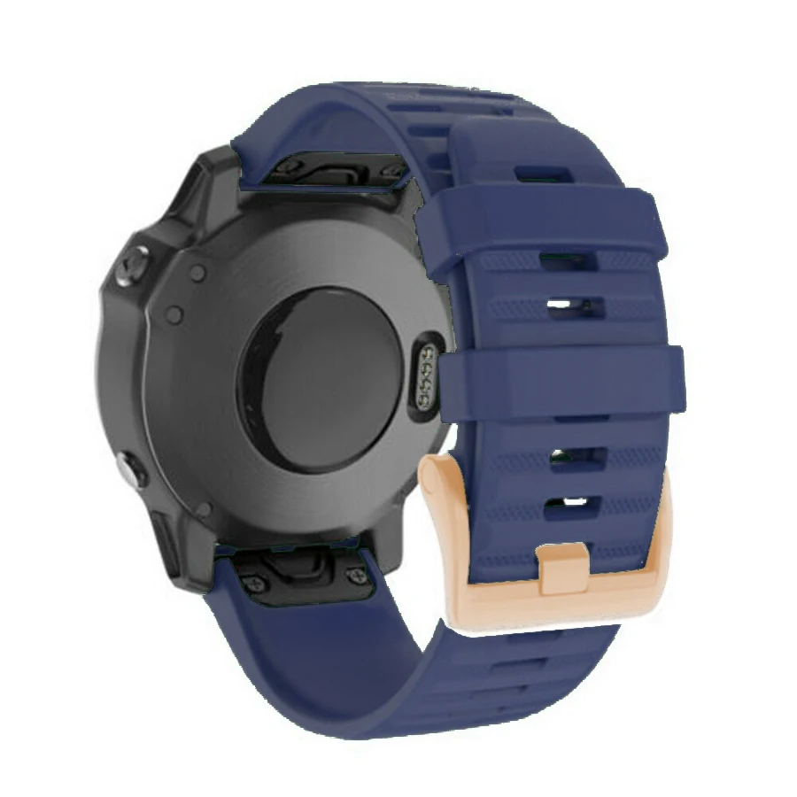 Ремешок для часов 20 22 26 мм Garmin Fenix5 5X 5 5S 3 3HR 6 6S 6X Pro GPS часы быстросъемный силиконовый