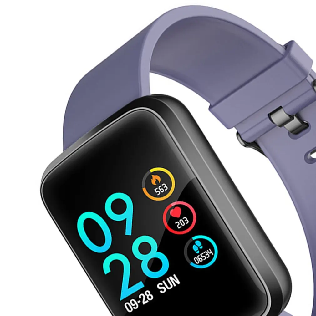 H19 Smart Bracelet 1.3 inch Large Color Screen Bluetooth Heart Rate Blood Pressure Health Monitoring Waterproof Sports Watch