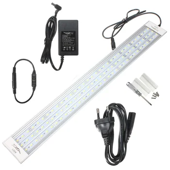 

Aquarium Fish Ligting 33W 50cm 5730 99smd White Panel Light AC100-240V Water Plants Growing Light Led Fish Tank Lamp EU/US Plug