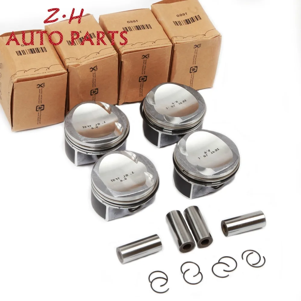 Новый комплект поршневых колец EA888 для Audi A3 A4 A5 TT VW Passat B6 CC Golf Skoda Seat 1 8tsi Pin 21 мм 06H 107