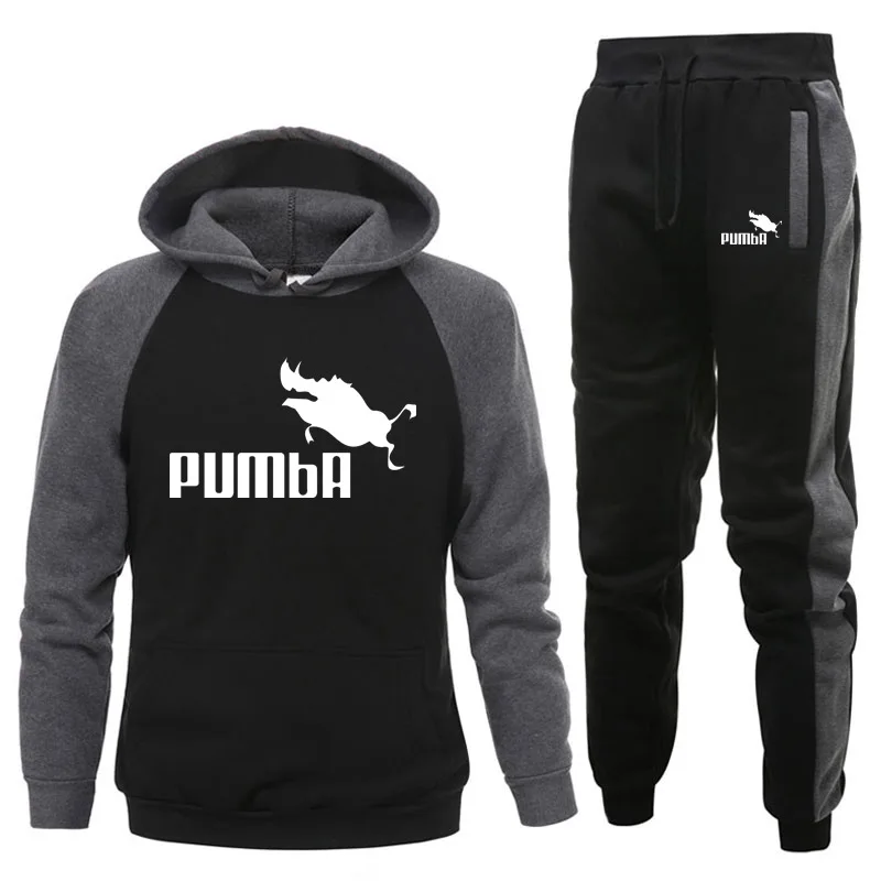 

high quality Tracksuit Men Sets Winter Hoodies Pants 2 Piece Set 2020 Fashion Hoody Men Sweatshirt Sport Joggers Sweatpants Suit